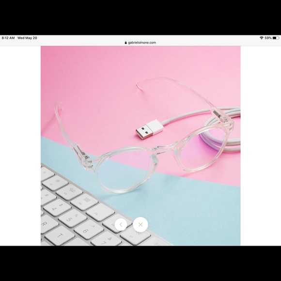 Gabriel + Simone Jesse blue light 1.00+ glasses - Picture 2 of 8